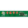 ROYAL TOYS RT19 non  XE ĐIỆN HỒNG KÔNG bộ đồ chơi xếp lắp ráp ghép mô hình City CITY STORY HONG KONG TRAMWAYS Thành Phố 948 khối