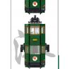 ROYAL TOYS RT19 non  XE ĐIỆN HỒNG KÔNG bộ đồ chơi xếp lắp ráp ghép mô hình City CITY STORY HONG KONG TRAMWAYS Thành Phố 948 khối