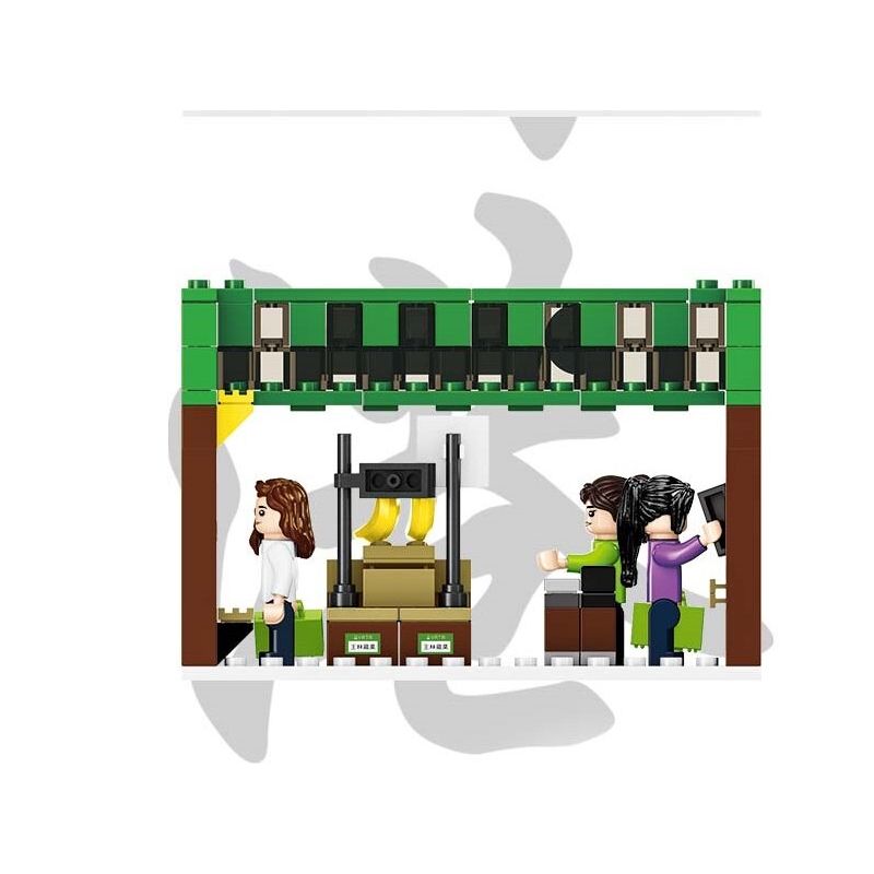 ROYAL TOYS RT17 non  SIÊU THỊ YATA bộ đồ chơi xếp lắp ráp ghép mô hình City CITY STORY YATA SUPERMARKET Thành Phố 209 khối