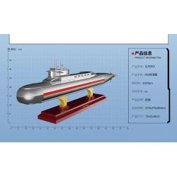 ZHEGAO QJ5063 5063 non  TÀU NGẦM HẠT NHÂN CHIẾN LƯỢC TYPE 092 tỷ lệ 1:190 bộ đồ chơi xếp lắp ráp ghép mô hình Military Army TYPE 092 XIA CLASS Quân Sự Bộ Đội 1020 khối