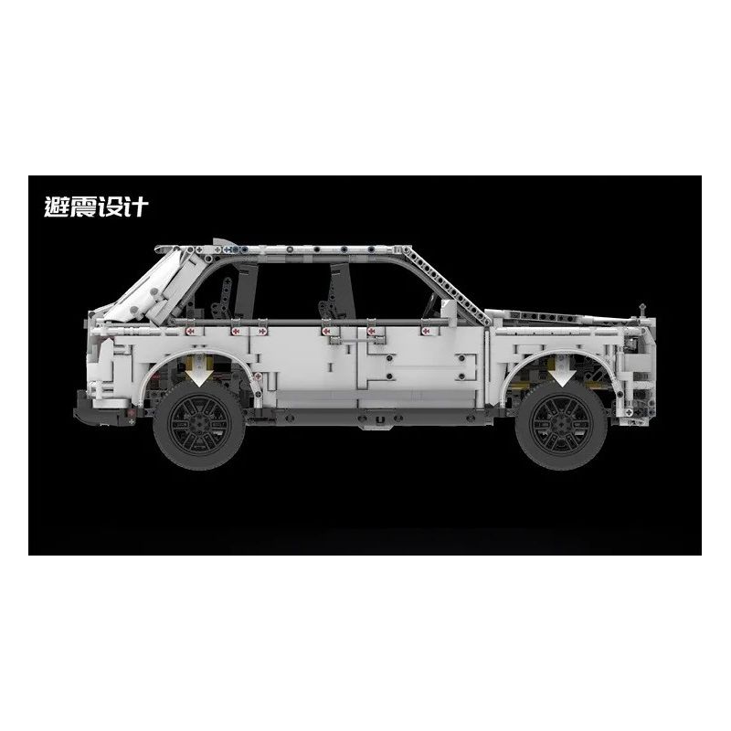 MouldKing 13062 Mould King 13062 non  ROLLS-ROYCE CULLINAN 1:10 tỷ lệ 1:10 bộ đồ chơi xếp lắp ráp ghép mô hình  Kỹ Thuật Công Nghệ Cao Mô Hình Phương Tiện 3318 khối