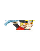 NanoBlock Diamond Mini Micro Block Naruto Việt Nam Xếp hình Cuộc phiêu lưu Gió xoáy khối siêu nhỏ giá sốc rẻ nhất