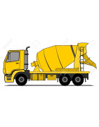 Xe trộn bê tông điều khiển từ xa giá rẻ