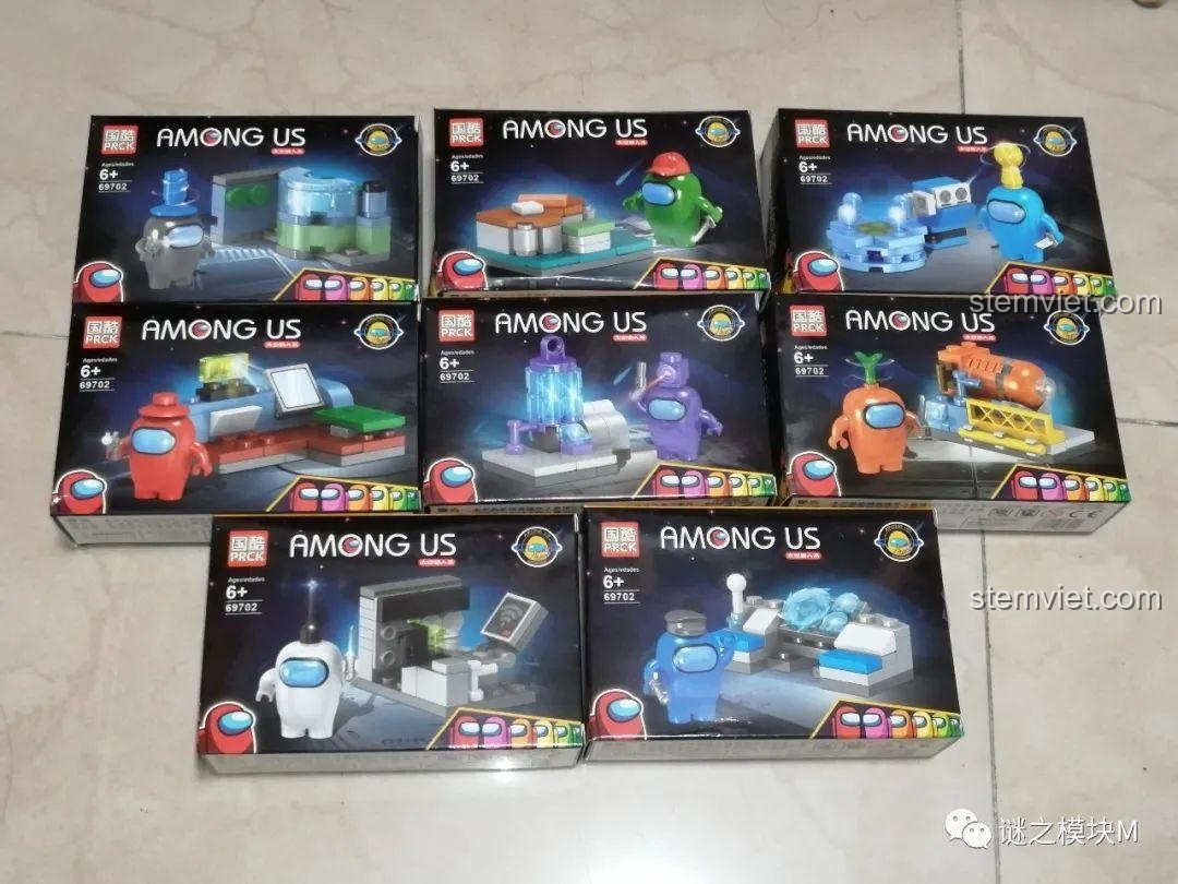 Đánh giá PRCK 69702 Among Us: Bộ đồ chơi Ma sói không gian cực chất cho bé!