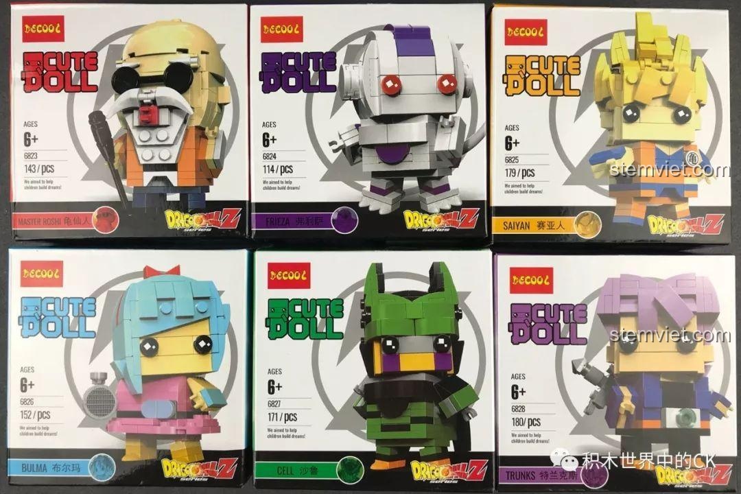 Review Decool 6823-6828 Dragon Ball: Bộ Lắp Ráp Cực Cute!