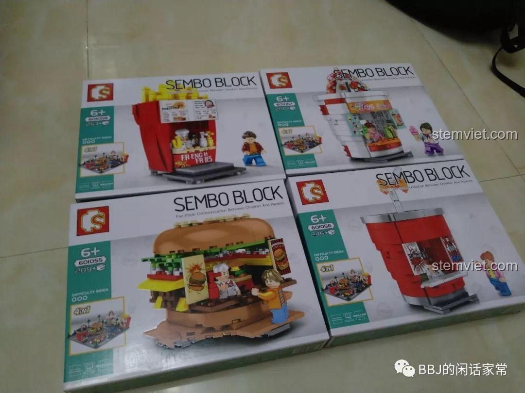 Đánh giá Sembo 601058 Tiệm Khoai Tây Chiên siêu cưng!