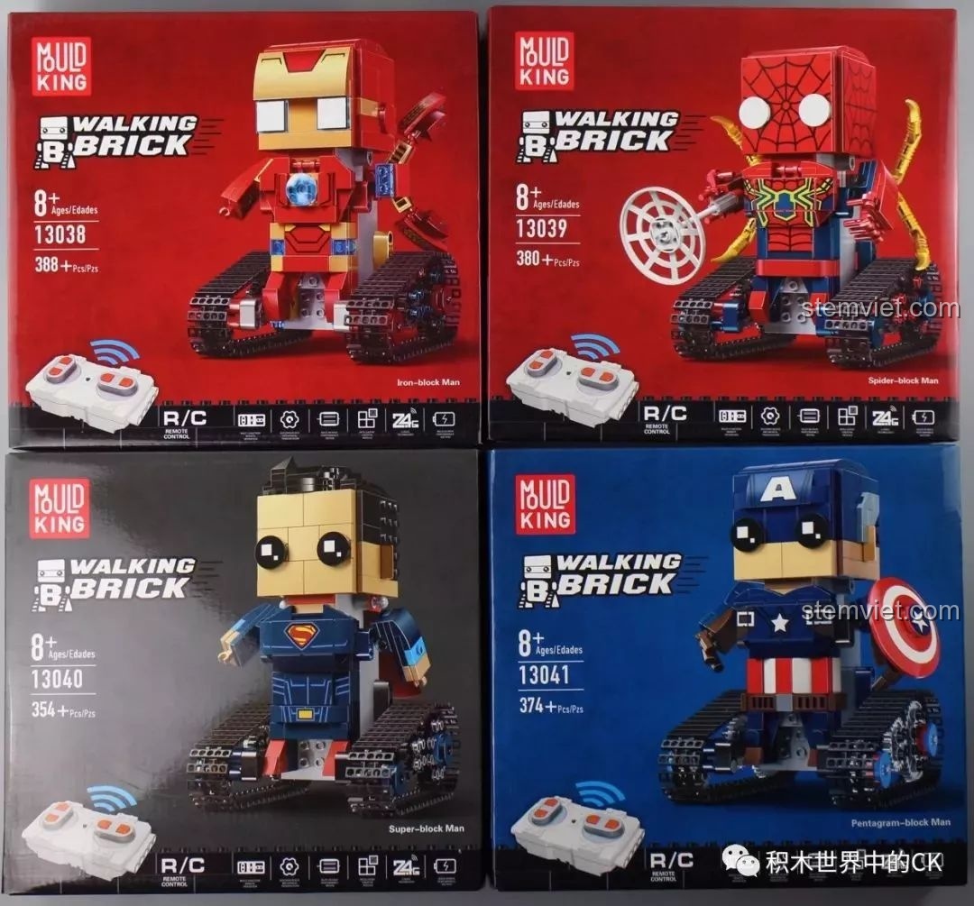 Review Mould King 13038 Walking Brick: Robot Iron Man Cực Ngầu