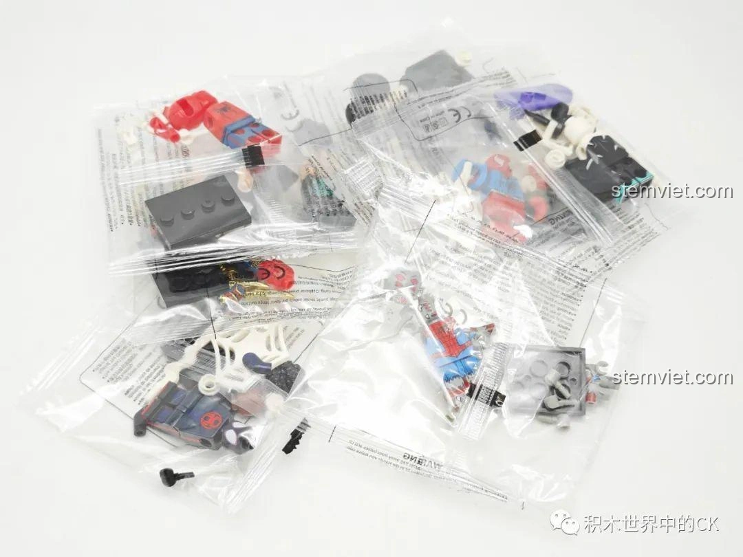 Review KORUIT KT1069 Người Nhện: Du Hành Vũ Trụ - Bộ 8 Minifigure siêu chất!