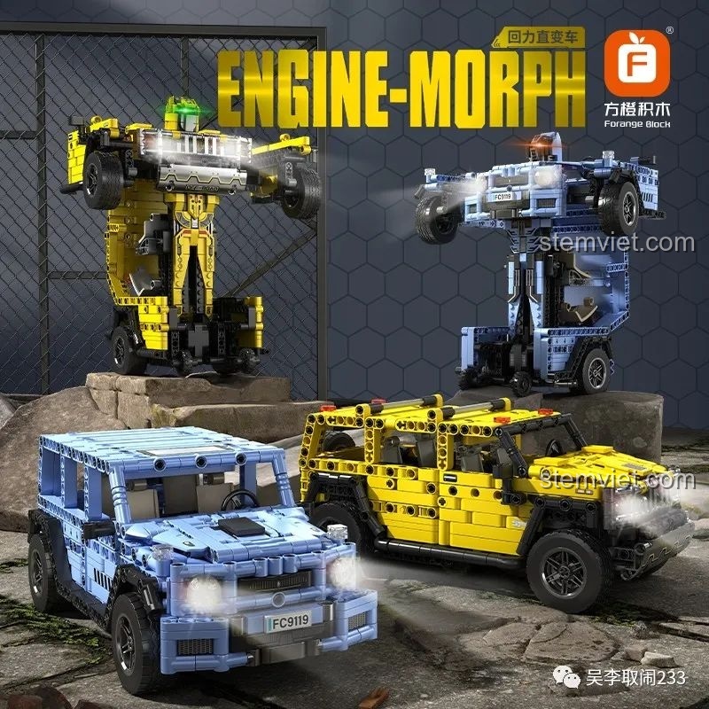Review Forange FC9119 Xe Địa Hình Biến Robot Cực Chất!