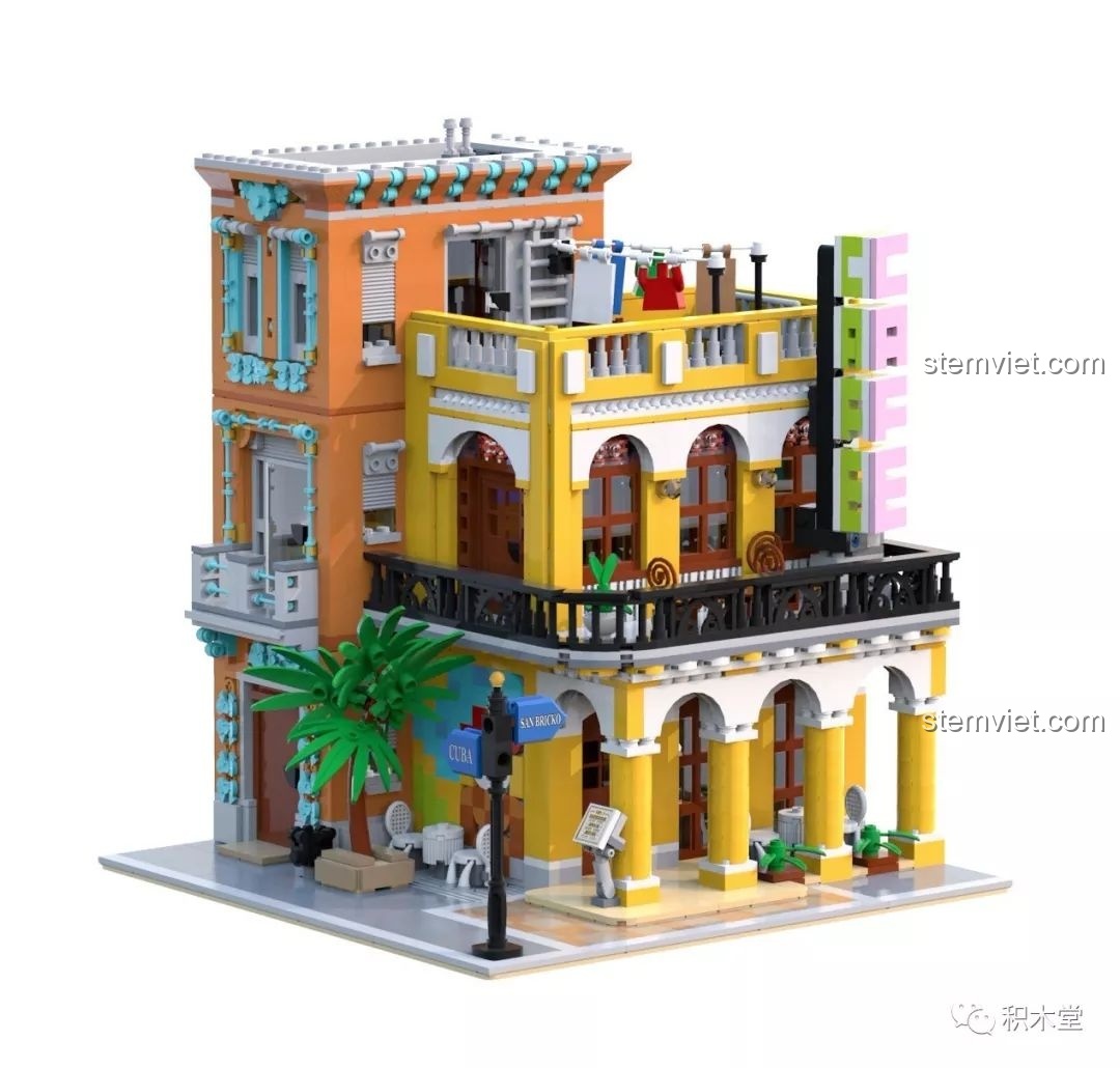 Đánh giá RAEL 10002 Tòa nhà Cafe Havana: Xây Cả Góc Phố Cuba!