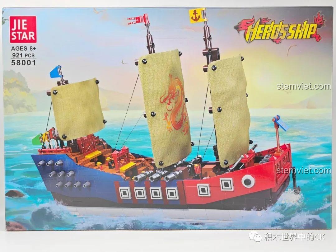 Đánh giá JIESTAR 58001 Chiến Hạm Trung Hoa cho bé 8 tuổi
