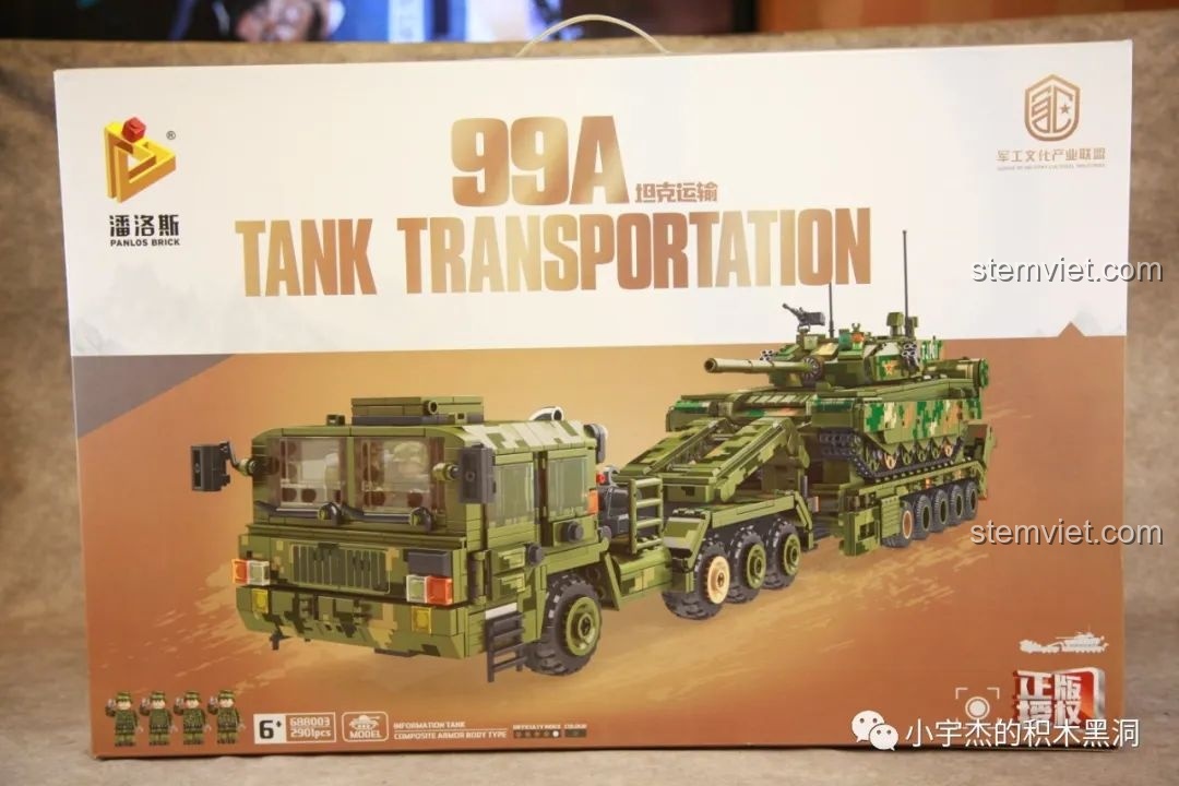 Review Panlos Brick 688003 Xe Chở Tăng: Quà Khủng Cho Bé Trai