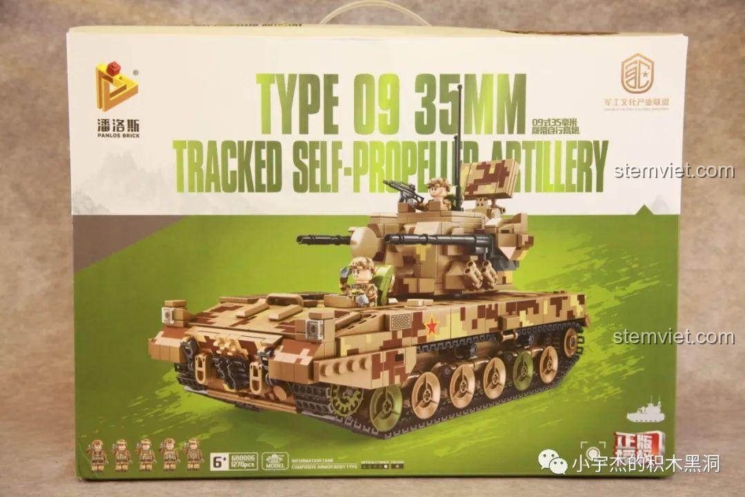 Review Panlos Brick 688006 Sát thủ bầu trời Type 09 xịn sò