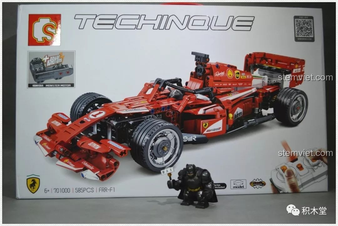 Review Sembo 701000 Mô hình Ferrari F1 RC: Siêu xe tốc độ cho bé