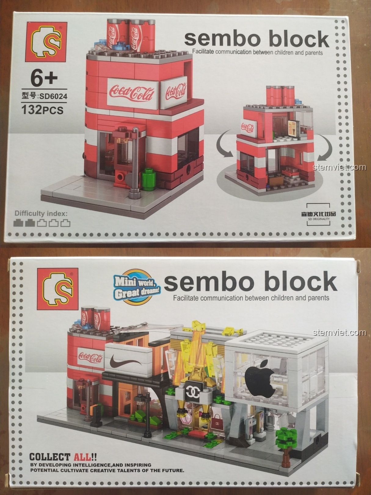 Review Combo SEMBO SD6024 & SD6041: Phố nhỏ cho bé 6 tuổi