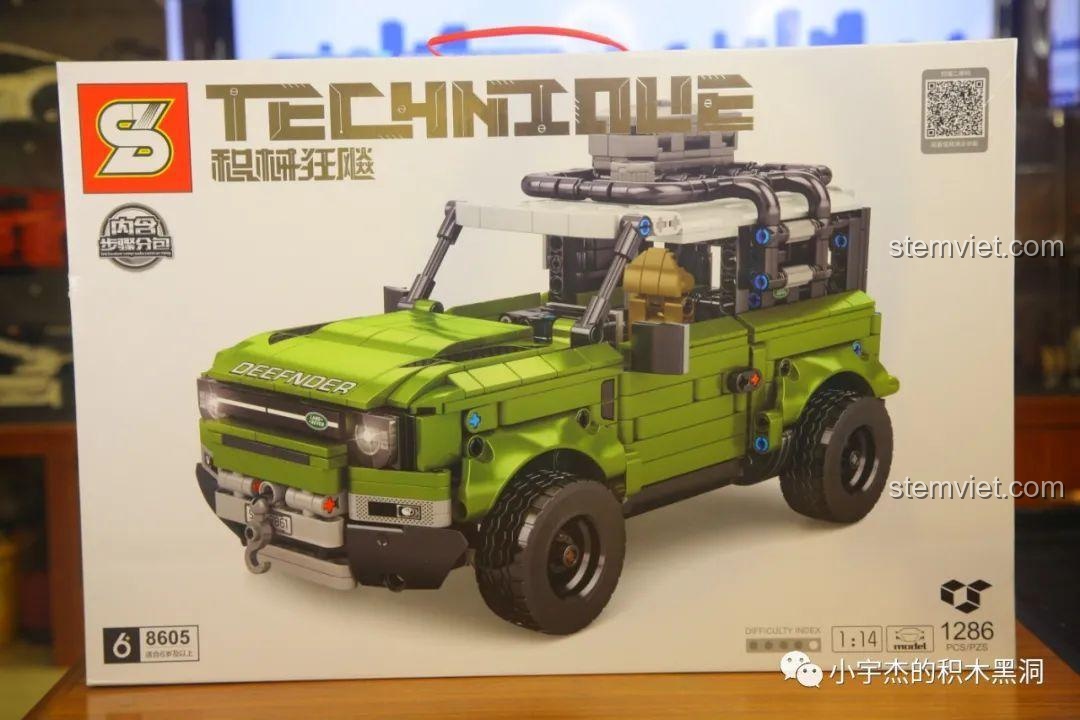 Đánh giá SY Block 8605 Xe SUV Land Rover Defender Cực Ngầu