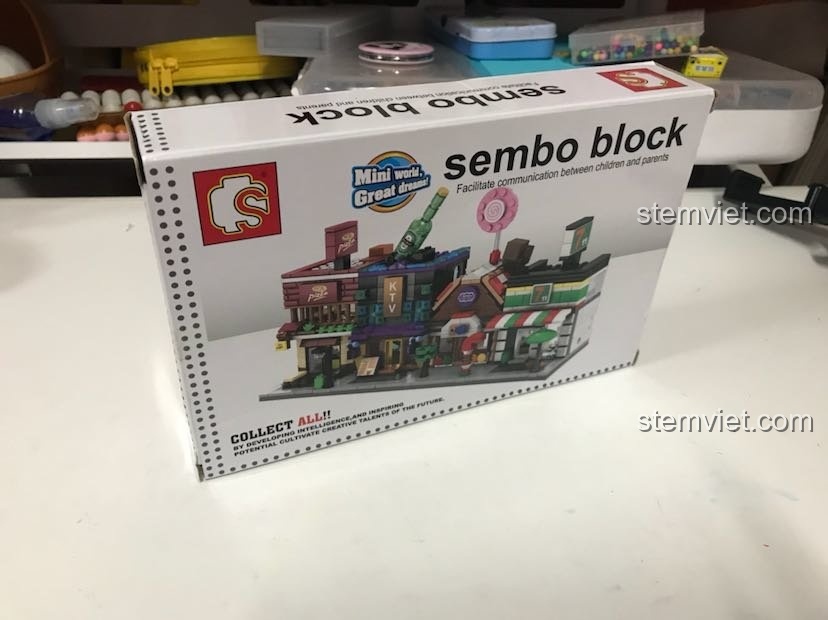 Review Sembo 6021 Mô hình quán KTV: Nhỏ mà có võ!