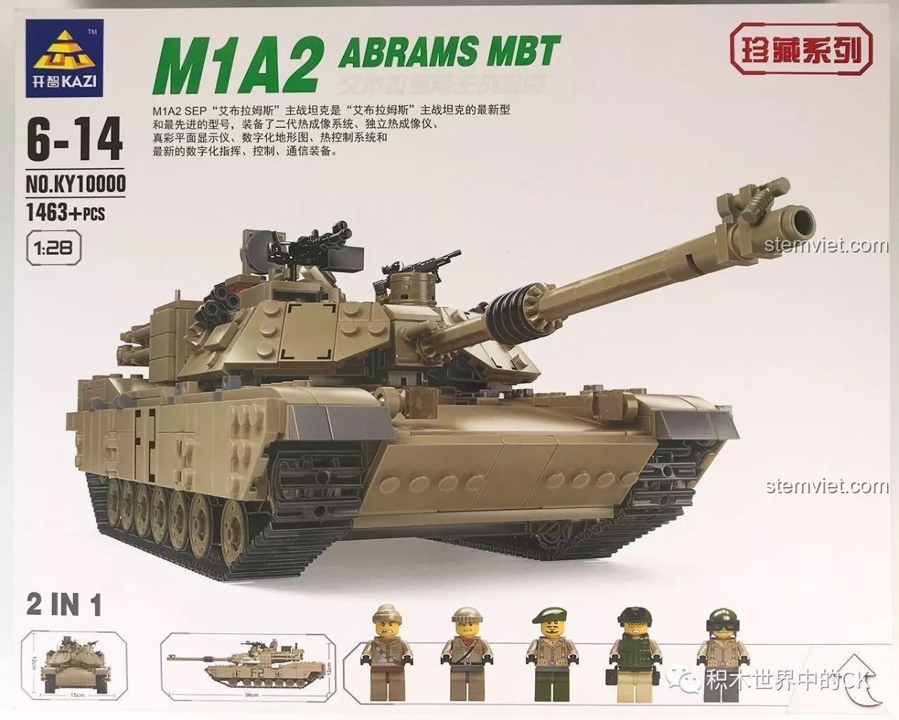 Đánh giá KAZI KY10000 Xe tăng M1A2: Siêu phẩm 2 trong 1!