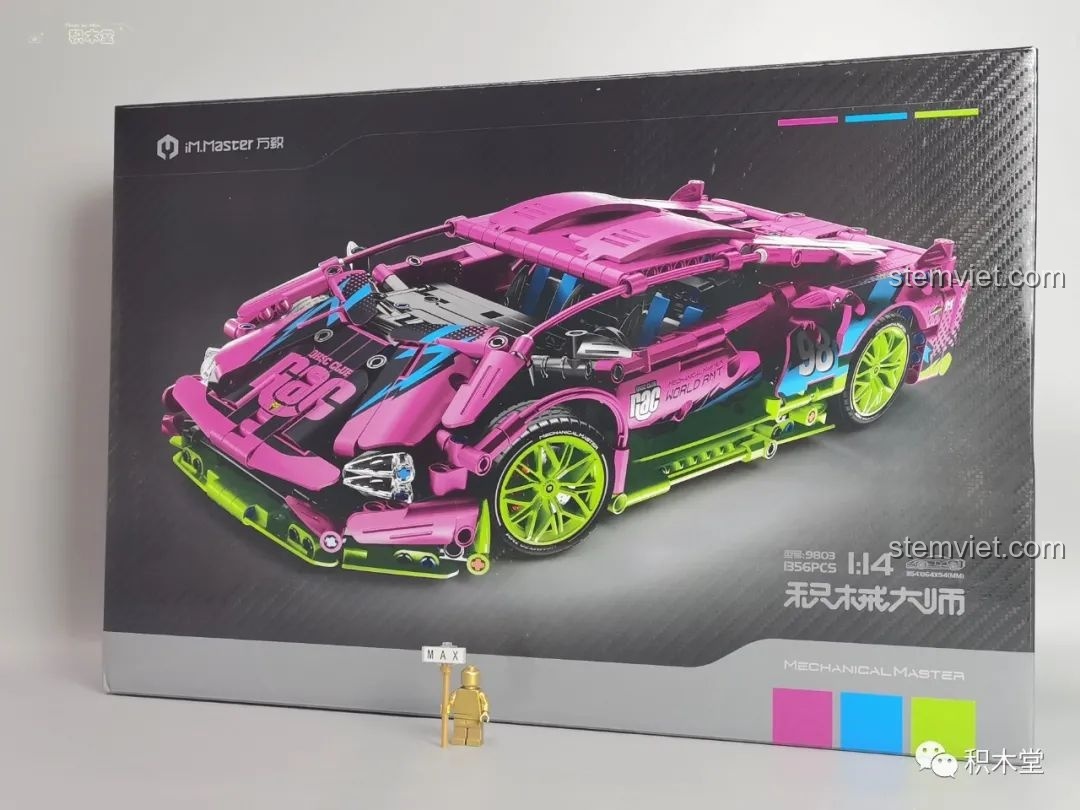Review Wanzhi 9803 Xe đua Lamborghini Hồng: Cá Tính & Cực Đã
