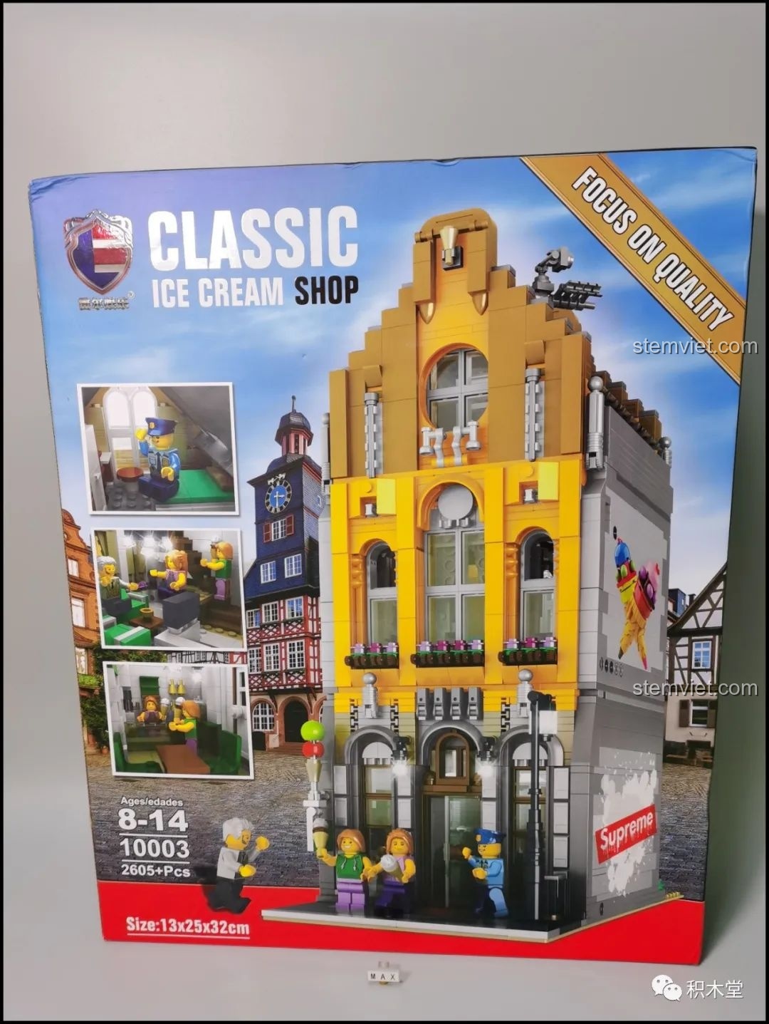 Review Leier 10003 Cửa Hàng Kem: Siêu phẩm MOC đáng tiền!
