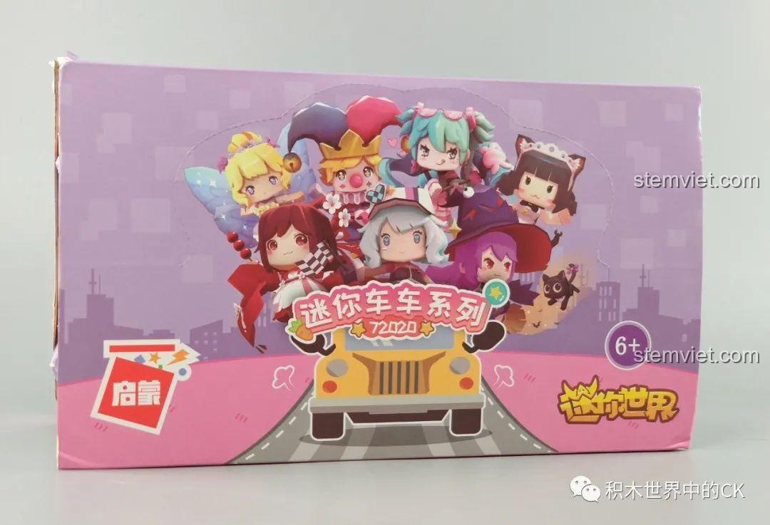 Review Bộ sưu tập xe Mini World QMAN 72020 siêu đáng yêu