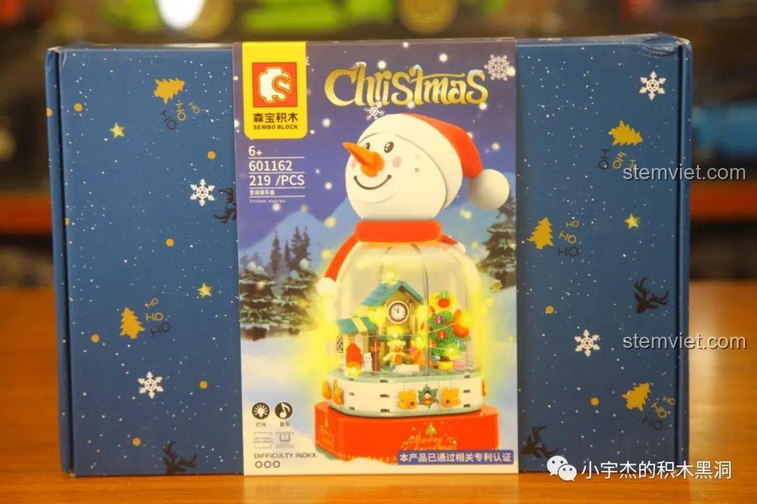 Đánh giá Sembo 601162 Hộp Nhạc Người Tuyết: Quà Noel Diệu Kỳ