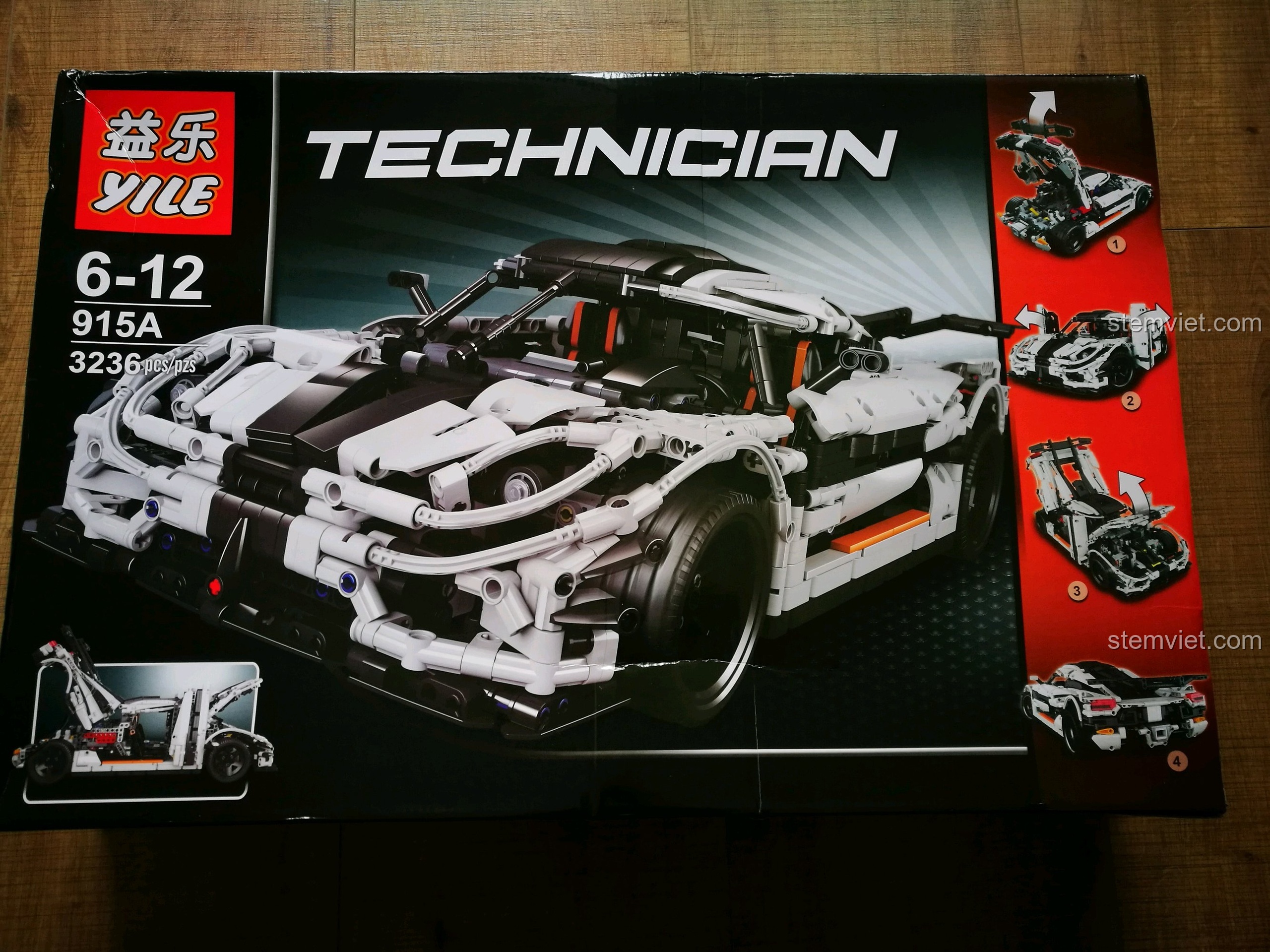 Đánh giá YILE 915A Koenigsegg One:1: Siêu phẩm 3236 mảnh