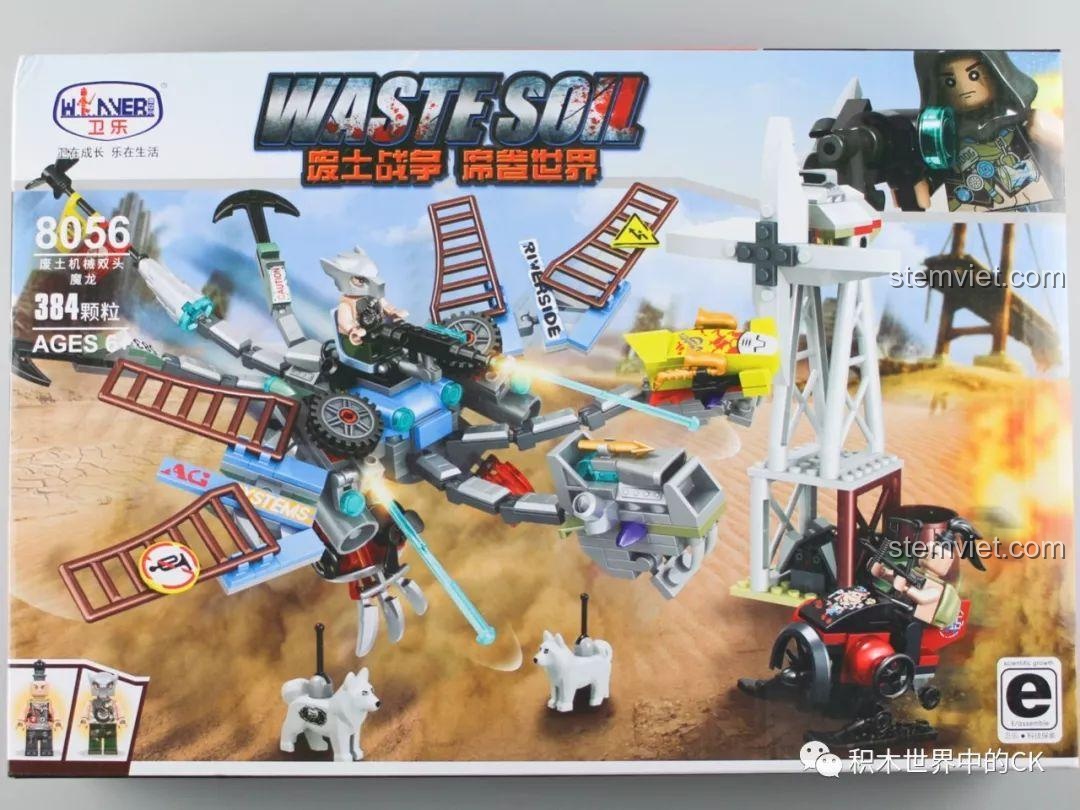 Nhận xét Winner 8056 Rồng Quỷ Cơ Khí Hai Đầu cho bé 6+