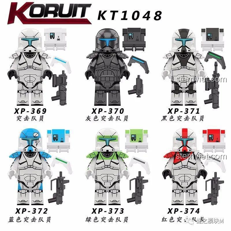 Đánh giá Koruit KT1048: Set 6 Lính Commando Star Wars