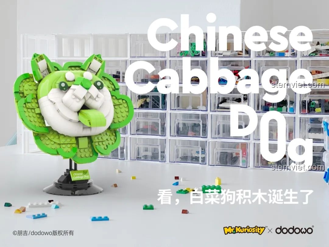 Đánh giá Mr.Kuriosity 12601 Mô hình Chó Bắp Cải Cực Cute
