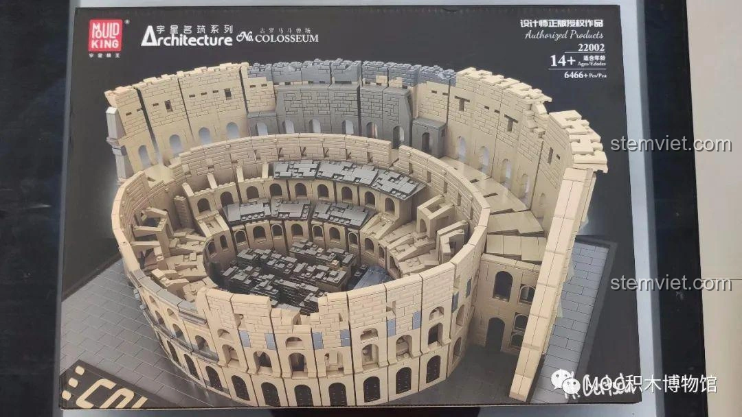 Review Mould King 22002 Đấu trường La Mã Colosseum: Lắp xong mà mê!
