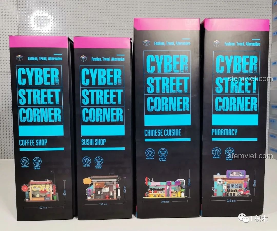Review Bộ Lắp Ráp Quán Cà Phê Góc Phố Cyberpunk BrickCool KS001: Có gì xịn xò?