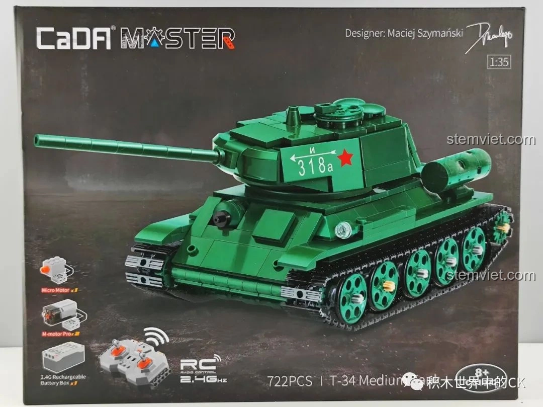 Đánh giá CaDA C61072 Xe tăng T-34: Có đáng để sở hữu không?