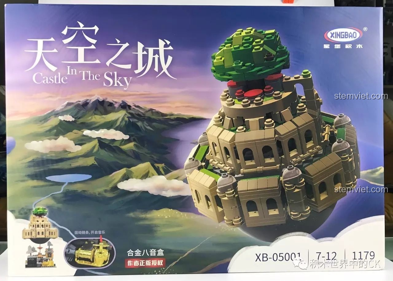 Đánh giá Xingbao XB-05001 Lâu Đài Trên Không Laputa: Quà hay cho bé?