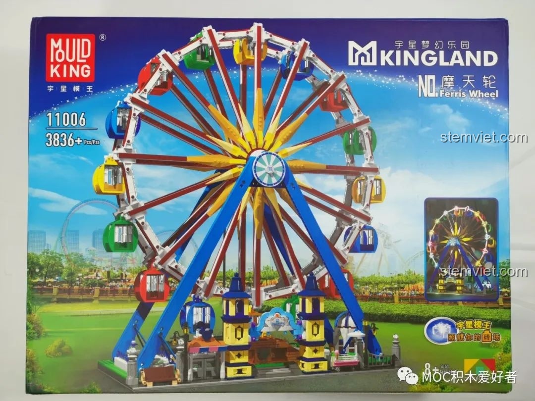 Review Mould King 11006 Vòng Quay Khổng Lồ: Lắp ráp mê say, công viên thu nhỏ ngay tại nhà!