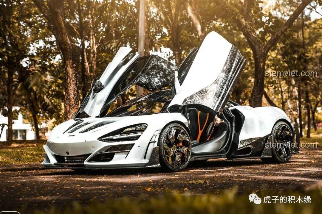 Review Mould King 13145 McLaren 720S: Siêu xe lắp ráp đỉnh cao cho bé trai!