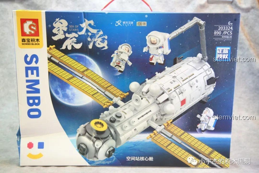 Review SEMBO 203324 Khoang Lõi Trạm Không Gian: Lắp ráp cực mê!