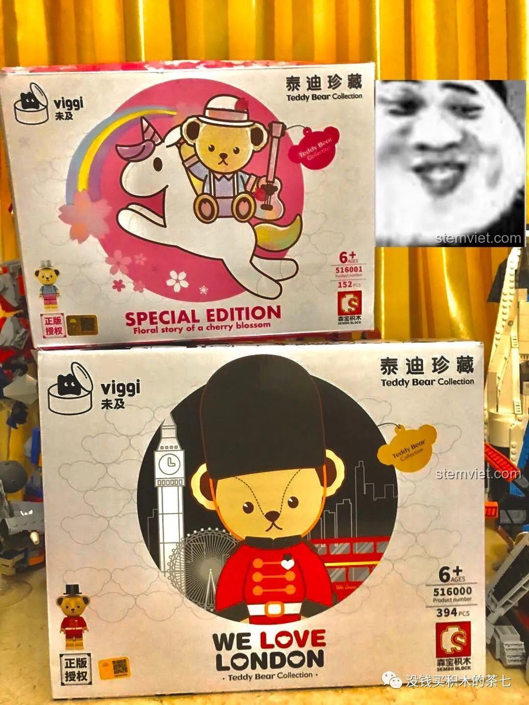 Review Wekki 516000 Gấu Teddy Yêu London: Lắp ráp cực chill cho bé gái!