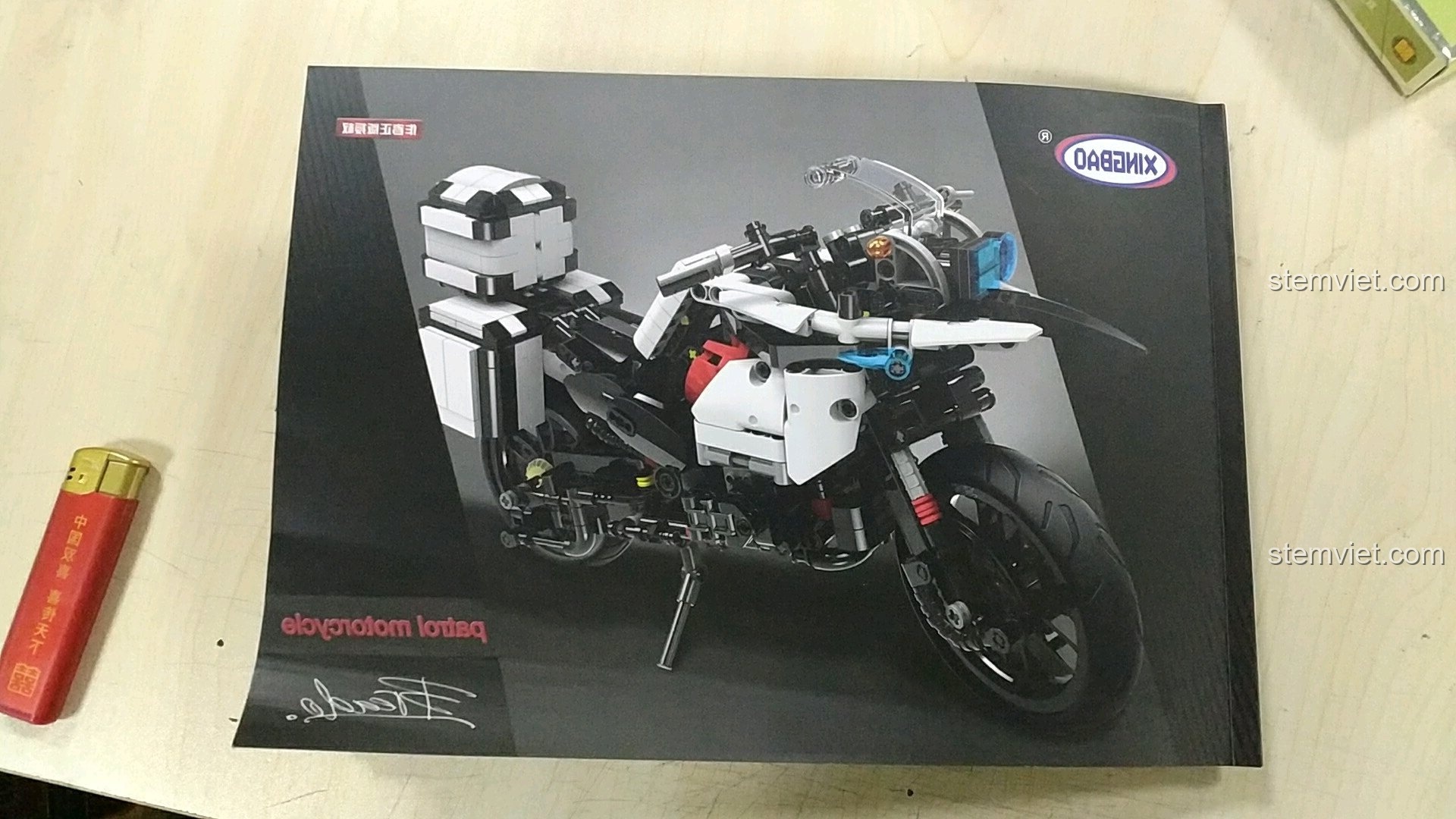 Đánh giá XINGBAO XB-03019 Mô tô Cảnh sát BMW: Trải nghiệm lắp ráp siêu đỉnh cho bé trai!