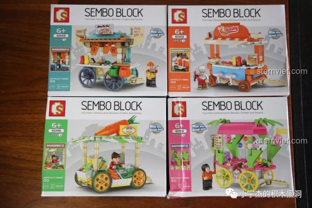 Đánh giá Sembo 601113: Xây Phố Ẩm Thực Mini Cực Chill!