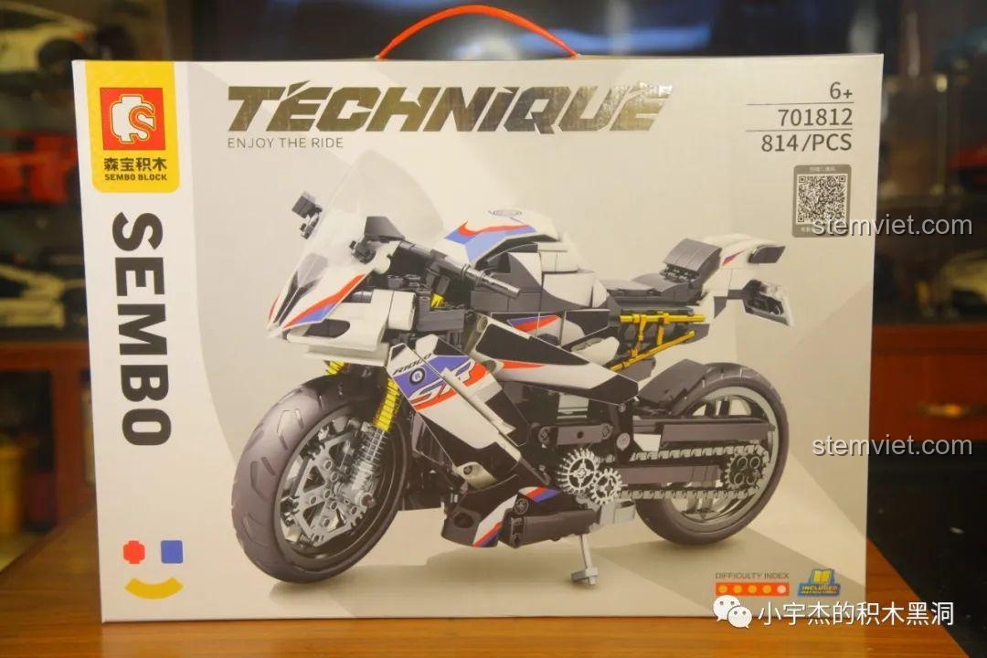 Đánh giá SEMBO 701812 Mô tô BMW S1000TT: Đồ chơi lắp ráp cực chất cho bé trai!