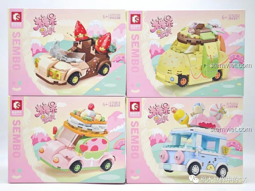 Đánh giá Sembo Candy Planet: Bộ sưu tập xe kẹo ngọt siêu đáng yêu!