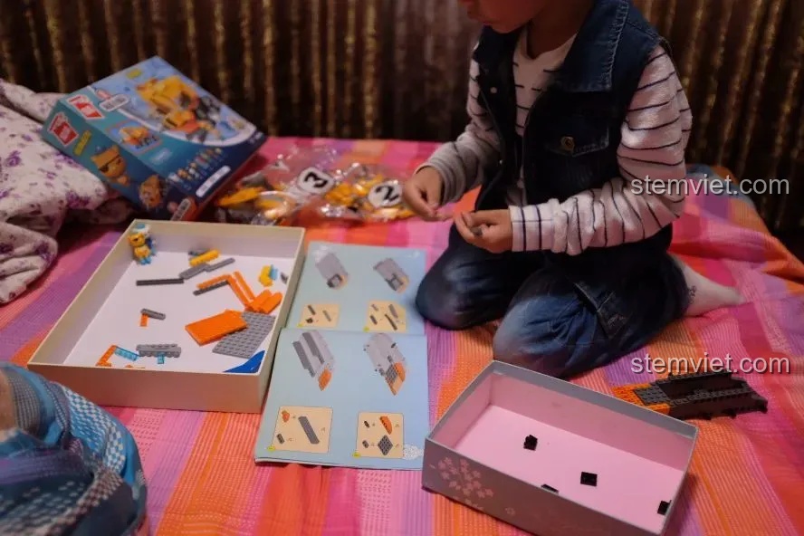 Trải nghiệm QMAN 3704 Tàu Độc Giác Kình: Quà hay cho bé 6+