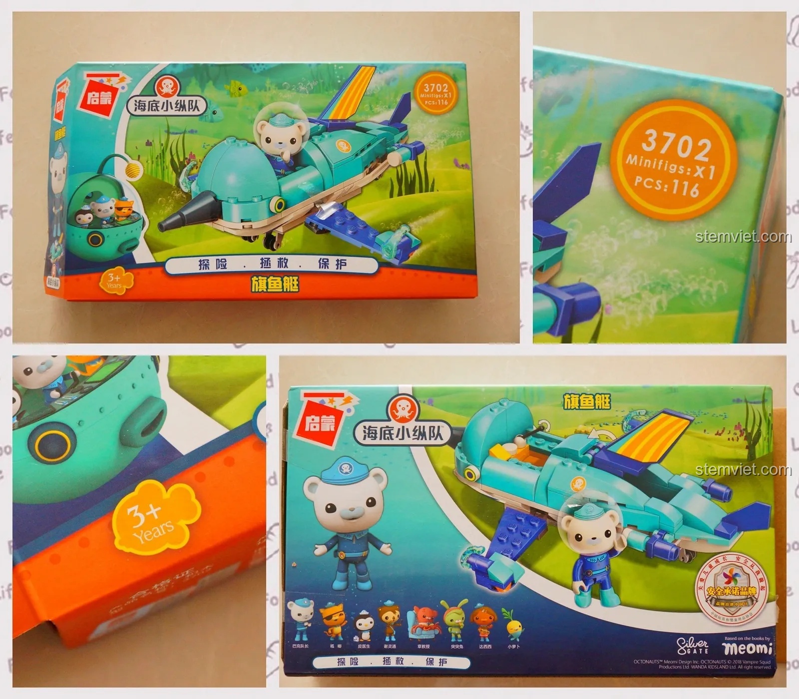 Đánh giá QMAN 3702 Tàu Ngầm Cá Kiếm Gup-B: Quà cho bé 6+ mê tít!