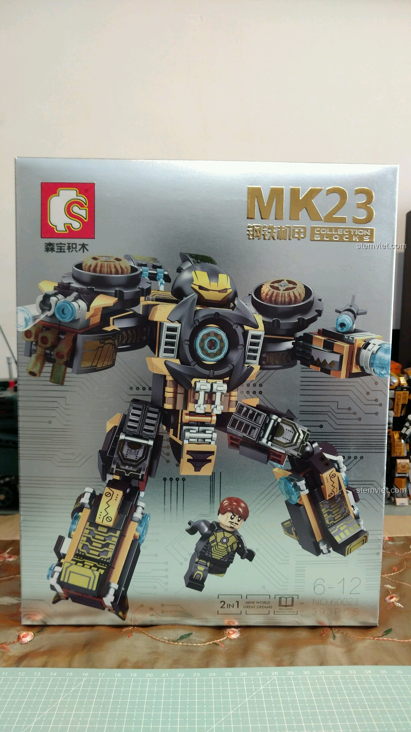 Đánh giá Sembo 60023 Robot Người Sắt MK23: Món hời 2 trong 1?