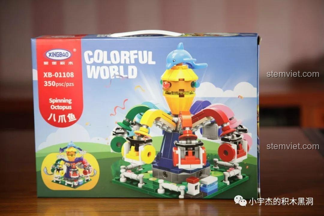 Review Xingbao XB-01108 Vòng quay Bạch tuộc Rực rỡ cho bé