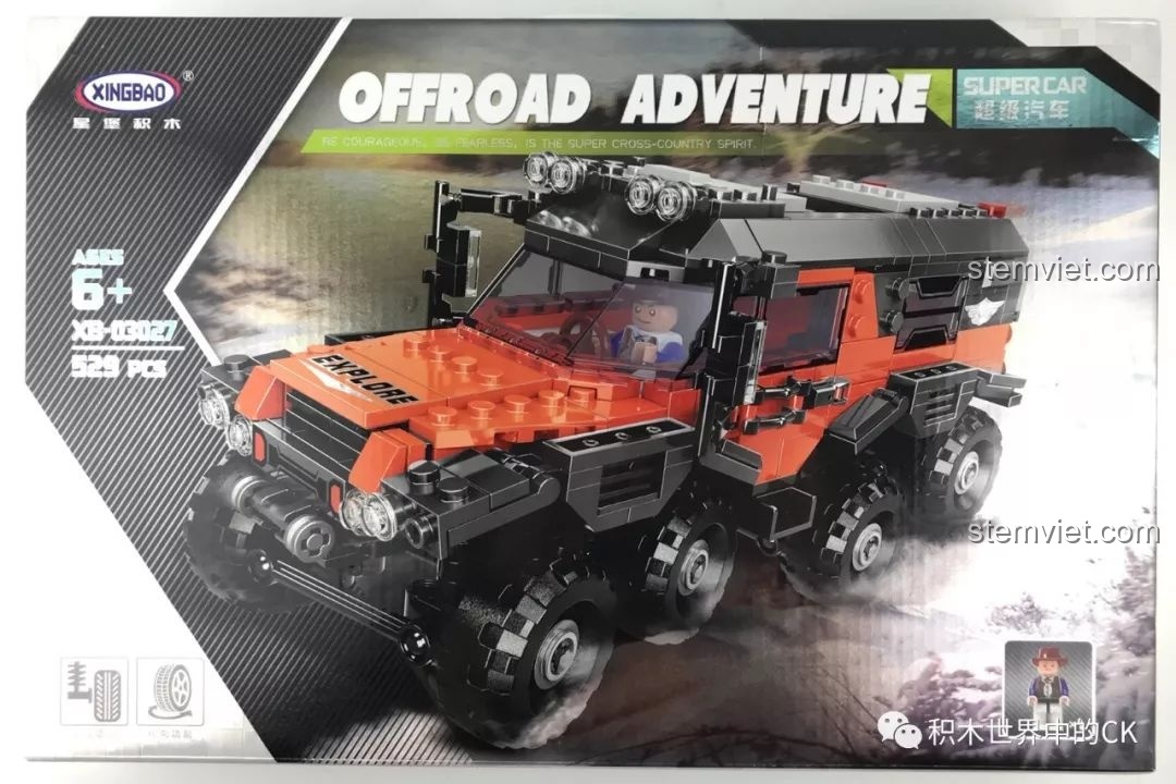 Review Xingbao XB-03027 Xe Địa Hình 8 Bánh Cực Ngầu!