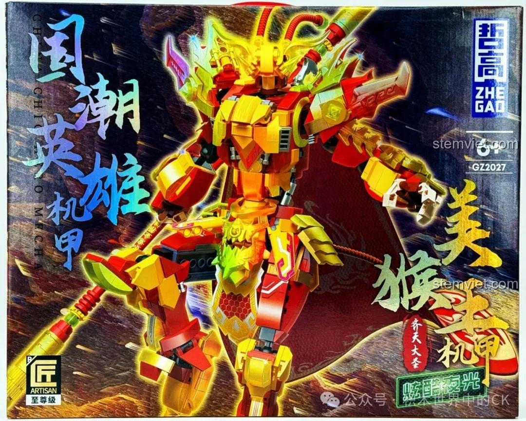 Review ZHEGAO GZ2027 Mỹ Hầu Vương Cơ Giáp: Lắp mê, trưng bày cực chất!