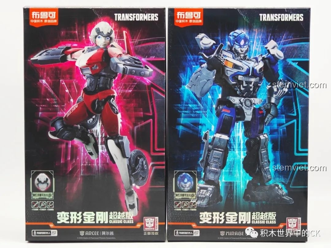 Đánh giá BLOKEES Transformers Beyond Edition Mirage & Arcee: Đồ chơi lắp ráp siêu chất cho bé 12+