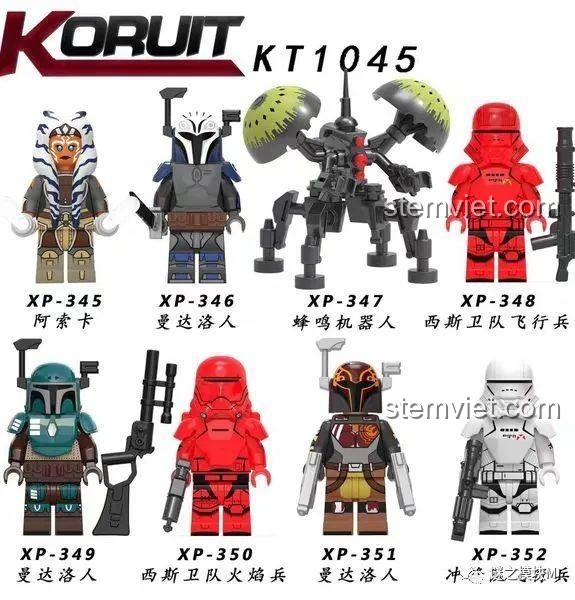 Review Bộ 8 Minifigure Star Wars KT1045 KORUIT: Chất lượng đỉnh, giá hời!